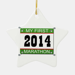 Adorno De Cerámica Mi primera maratón - 2014