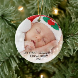 ADORNO DE CERÁMICA MI PRIMERA NAVIDAD