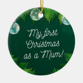 Adorno De Cerámica ¡Mi primera Navidad como Mamá!