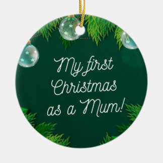 Adorno De Cerámica ¡Mi primera Navidad como Mamá!