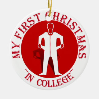 Adorno De Cerámica Mi Primera Navidad En La Universidad