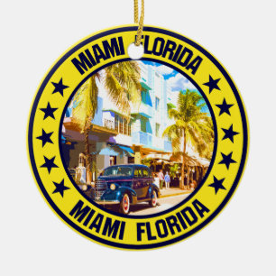 Adorno De Cerámica Miami