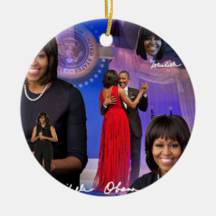 Adorno De Cerámica Michelle Obama
