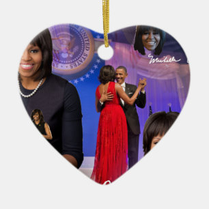 Adorno De Cerámica Michelle Obama