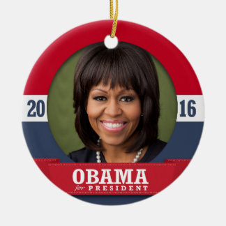 ADORNO DE CERÁMICA MICHELLE OBAMA 2016
