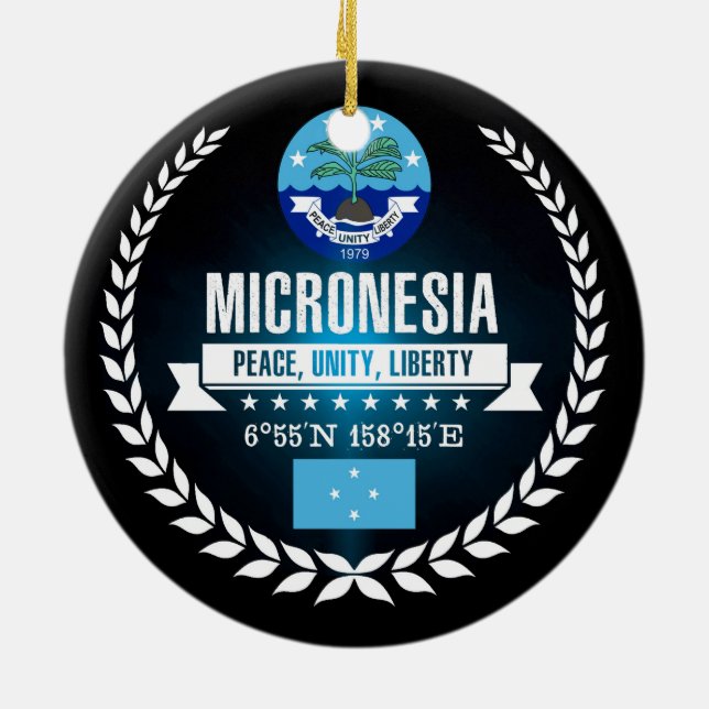 Adorno De Cerámica Micronesia (Atrás)