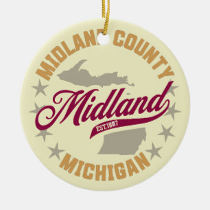 Adorno De Cerámica Midland, Michigan