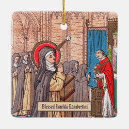 Adorno De Cerámica Milagro de Beata Imelda Lambertini (VVP 010)