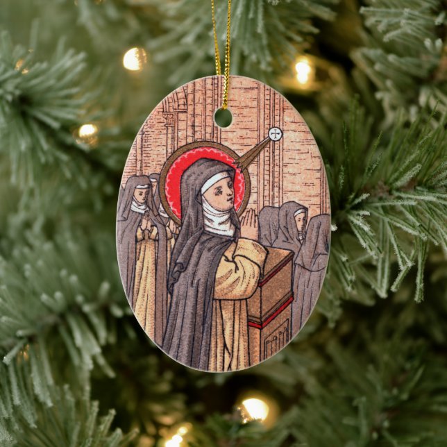 Adorno De Cerámica Milagro de Bl. Imelda Lambertini (VVP 010) (Árbol)