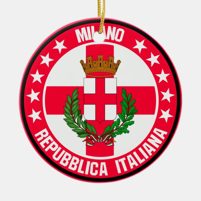 Adorno De Cerámica Milano (Frente)