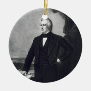 Adorno De Cerámica Millard Fillmore, décimotercero presidente del St