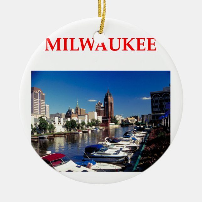 Adorno De Cerámica milwaukee (Frente)