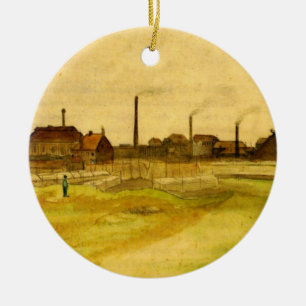 Adorno De Cerámica Mina de carbón en el Borinage por Vincent van Gogh
