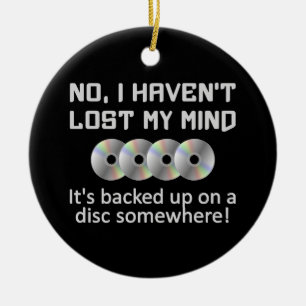 Adorno De Cerámica Mind On a Disk