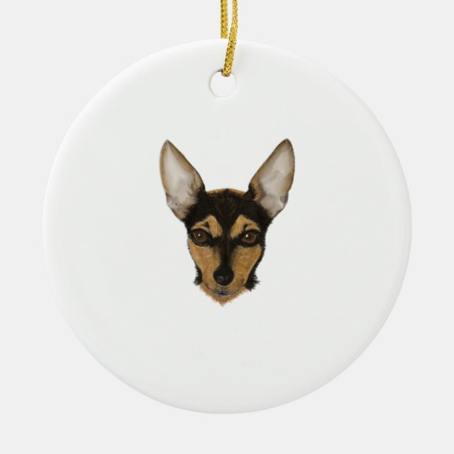 Adorno De Cerámica Mini pin (Frente)