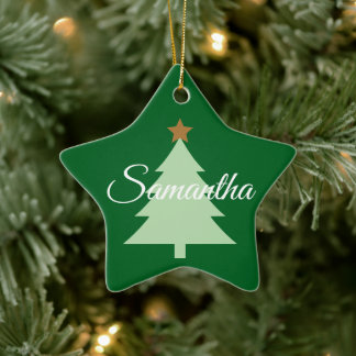 Adorno De Cerámica Minimalist Christmas ornament 