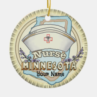 Adorno De Cerámica Minnesota Nurse