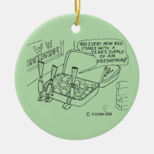 Adorno De Cerámica Mint Bed