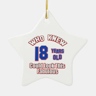 Adorno De Cerámica mirada de 18 años fabulosa