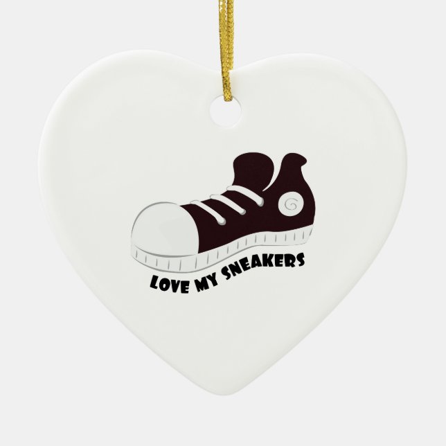 Adorno De Cerámica Mis zapatillas de deporte (Frente)