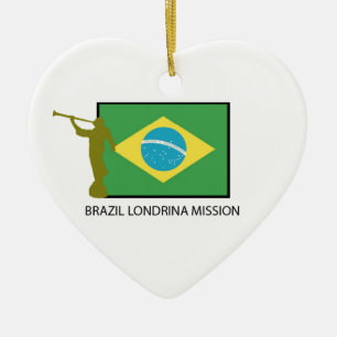 ADORNO DE CERÁMICA MISIÓN LDS DEL BRASIL LONDRINA
