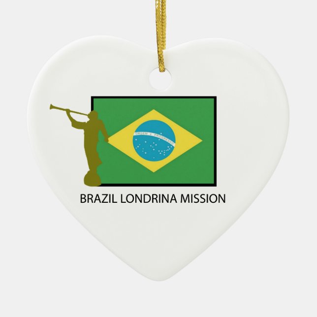 ADORNO DE CERÁMICA MISIÓN LDS DEL BRASIL LONDRINA (Frente)