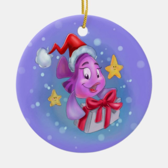Adorno De Cerámica Mismo navidad de Gelica (Frente)