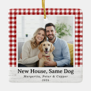 Adorno De Cerámica Mismo perro, nueva casa - foto de verificación de