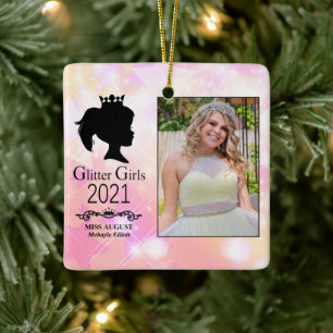 Adorno De Cerámica Miss Agosto 2021