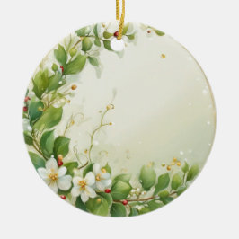 Adorno De Cerámica Mistelzweige, wasserfarben pastell Gemälde