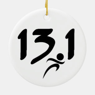 Adorno De Cerámica Mitad-maratón 13,1