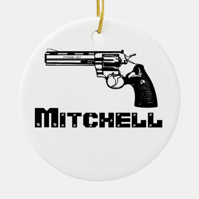 Adorno De Cerámica ¡Mitchell! (Frente)
