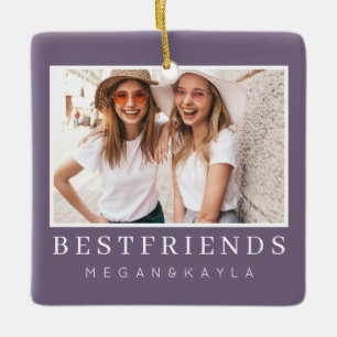 Adorno De Cerámica Moda moderna Mejor Amigos Foto BFF