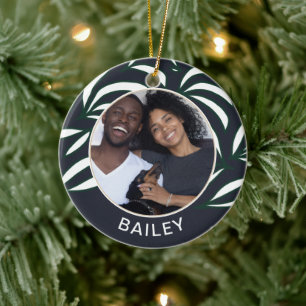 Adorno De Cerámica Moda Navidades de fotografía y nombres de perros b