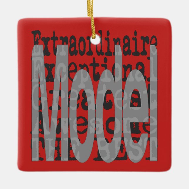 Adorno De Cerámica Modelo Extraordinario (Anverso)