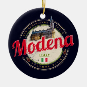 Adorno De Cerámica Modena Emilia-Romagna Balsamic Italia Souvenir
