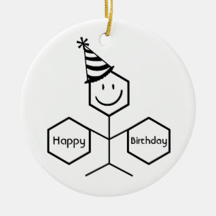 Adorno De Cerámica Modern Funny Chemist Pharmacist Birthday Chemistry
