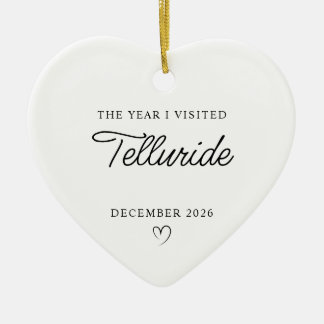 Adorno De Cerámica Modern Monoline El año que visité Telluride