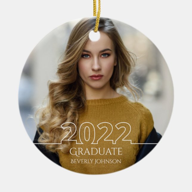 Adorno De Cerámica Moderna graduación de posgrado 2022 (Frente)