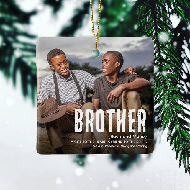 Adorno De Cerámica Moderno BROTHER Definición 2 Navidades de fotograf (Subido por el creador)