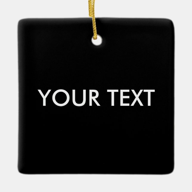 Adorno De Cerámica Moderno y moderno Personalizado profesional Nombre (Anverso)