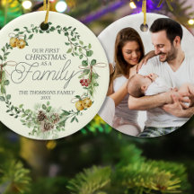 Modernos y elegantes Navidades botánicos florales