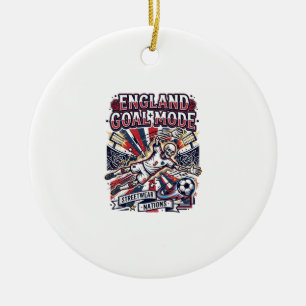 Adorno De Cerámica Modo Gol de Inglaterra Esqueleto Delantero Nacione
