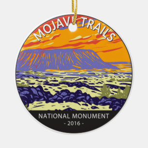 Adorno De Cerámica Mojave Trails Monumento Nacional Cráter Amboy