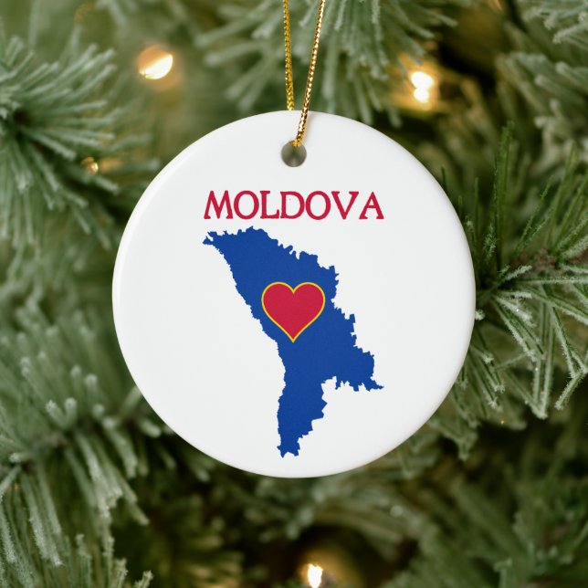 Adorno De Cerámica Moldova (Árbol)