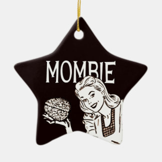 Adorno De Cerámica Mombie Retro Zombie