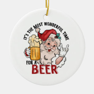 Adorno De Cerámica Momento más maravilloso para una cerveza