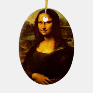 Adorno De Cerámica Mona Lisa