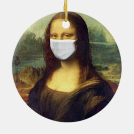 Adorno De Cerámica Mona Lisa Vía Virus Corona