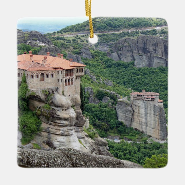 Adorno De Cerámica Monasterio de Meteora 2 (Anverso)